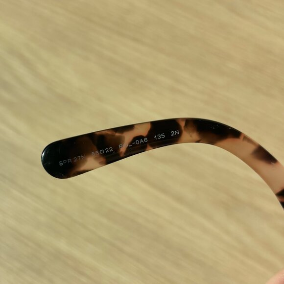 Prada Brown and Pink Baroque Swirl Round Sunglasses - Picture 4 of 7